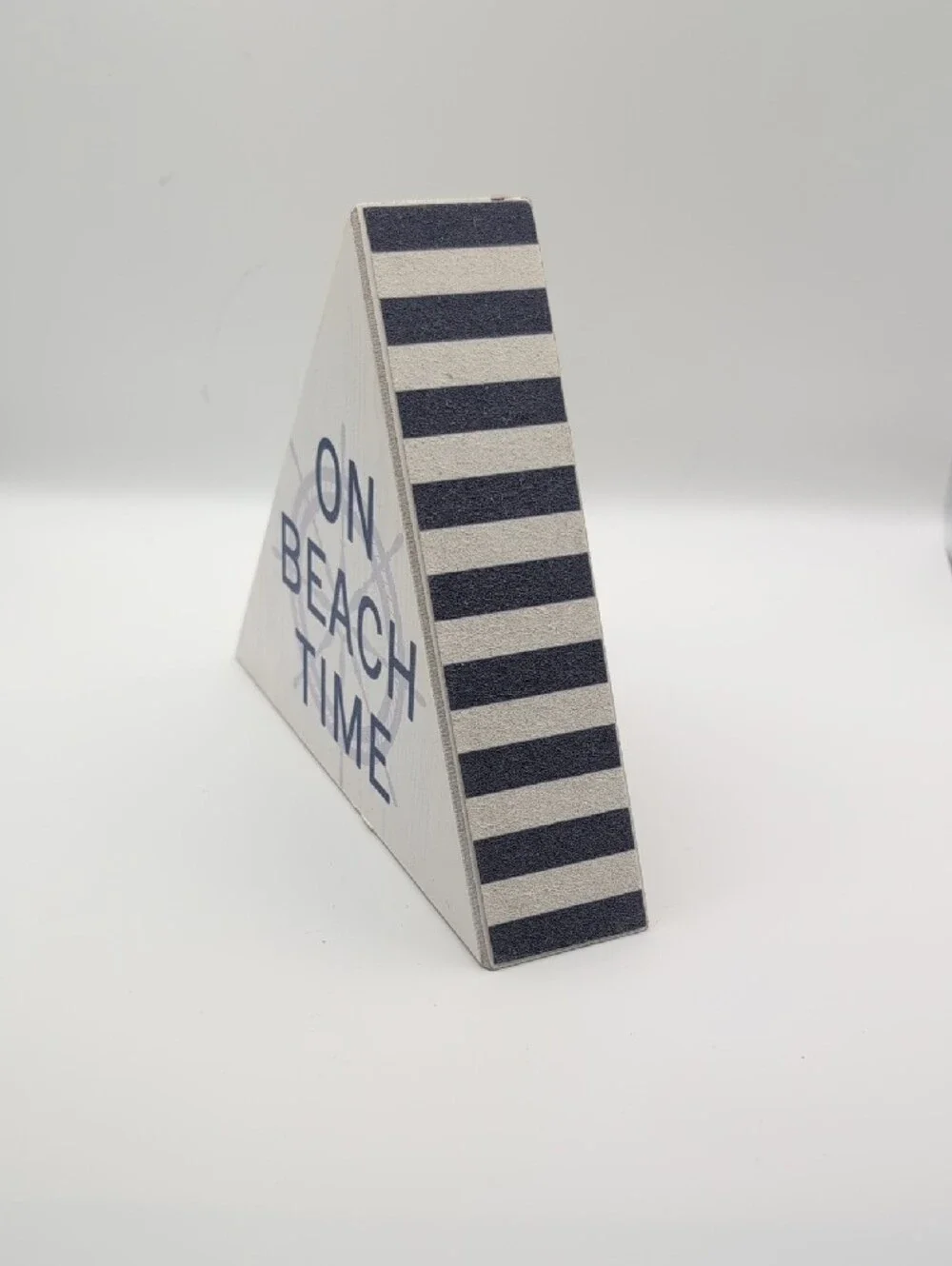 Hobby Lobby Navy and White Triangle Beach Wall Sign